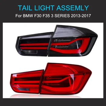 1 Pora LED Uodegos Šviesos Surinkimo BMW 3 Seires F30 F35 2013-2019 Tailamps Plug and Play LED Dinaminis Posūkio Galiniai Žibintai