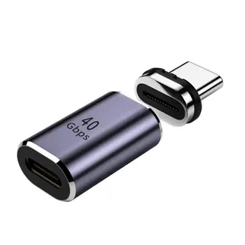 USB4.0 Magnetinio Adapteris USB C C Tipo 40Gbps Greito Įkrovimo Magnetas Konverteris Kabelio Jungtis, 8K@60Hz USB C Tipo Adapteris